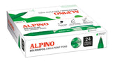 CAJA 24 BOLIGRAFOS ALPINO DOT 1MM UNICOLOR ROJO | 24 UNIDADES | (ALPINO)
